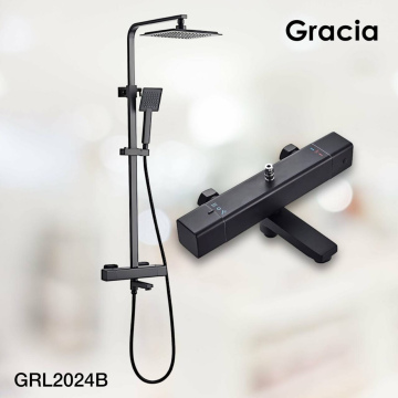 Душевая стойка с термостатом Gracia GRL2024B